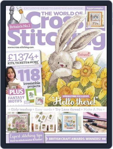 The World of Cross Stitching March 29th, 2016 Digital Back Issue Cover