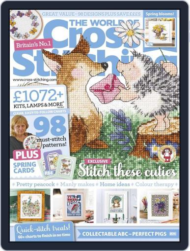 The World of Cross Stitching March 1st, 2016 Digital Back Issue Cover