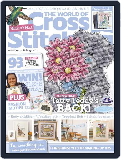 The World of Cross Stitching August 1st, 2015 Digital Back Issue Cover
