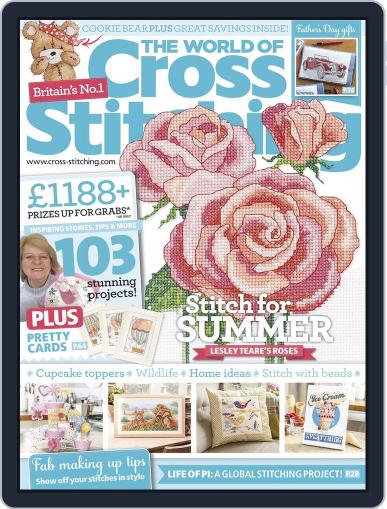 The World of Cross Stitching July 1st, 2015 Digital Back Issue Cover