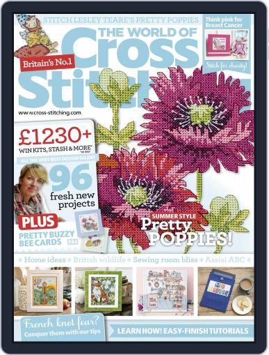 The World of Cross Stitching August 13th, 2014 Digital Back Issue Cover