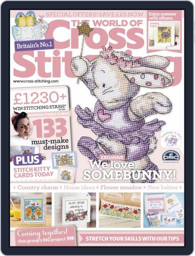 The World of Cross Stitching June 18th, 2014 Digital Back Issue Cover