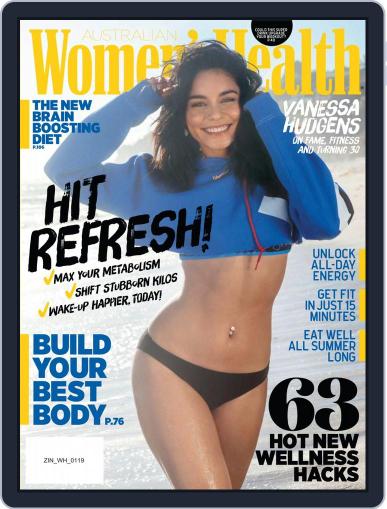Women's Health Australia (Digital) January 1st, 2019 Issue Cover