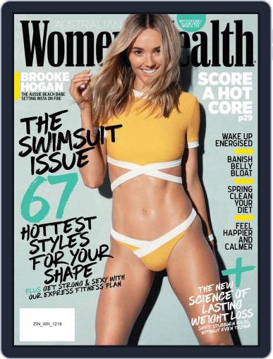Women's Health Australia December 1st, 2018 Digital Back Issue Cover