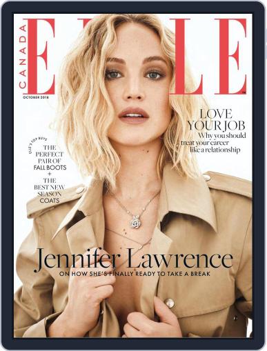 Elle Canada October 1st, 2018 Digital Back Issue Cover