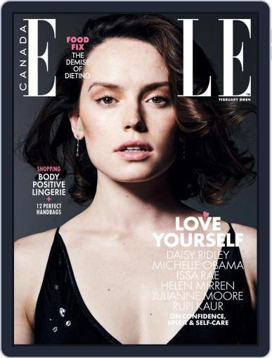 Elle Canada February 1st, 2018 Digital Back Issue Cover