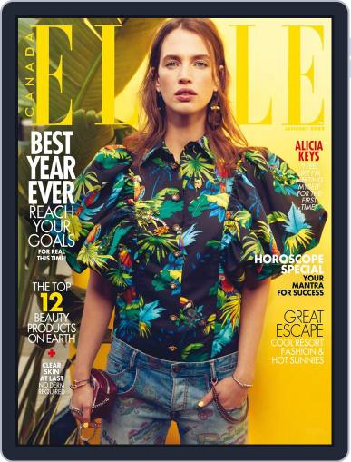 Elle Canada January 1st, 2017 Digital Back Issue Cover