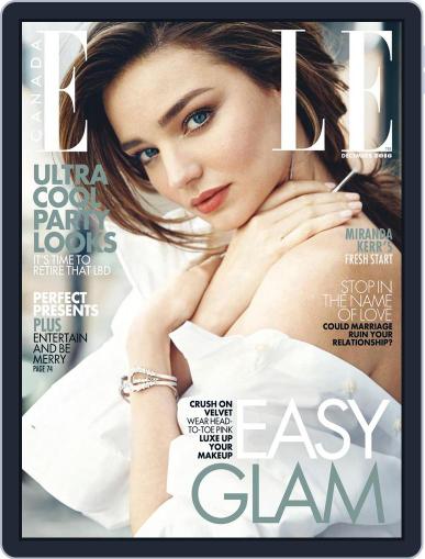 Elle Canada December 1st, 2016 Digital Back Issue Cover