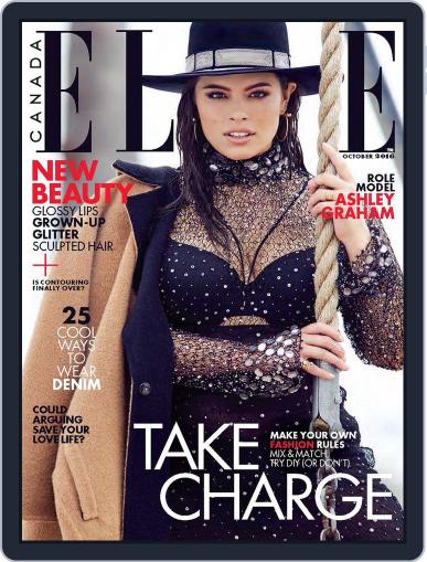 Elle Canada October 1st, 2016 Digital Back Issue Cover