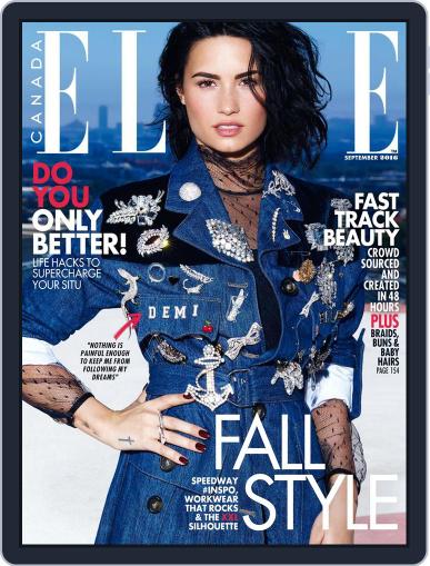 Elle Canada August 2nd, 2016 Digital Back Issue Cover