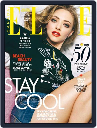 Elle Canada July 1st, 2016 Digital Back Issue Cover
