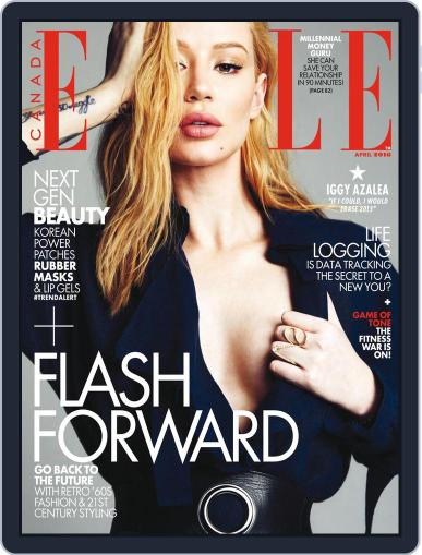 Elle Canada April 1st, 2016 Digital Back Issue Cover