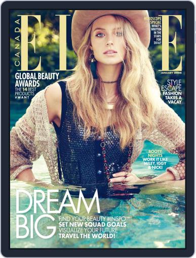 Elle Canada December 31st, 2015 Digital Back Issue Cover