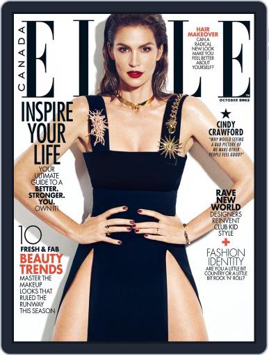 Elle Canada September 30th, 2015 Digital Back Issue Cover
