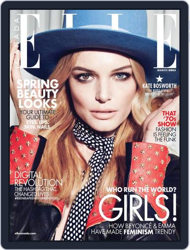 Elle Canada February 28th, 2015 Digital Back Issue Cover