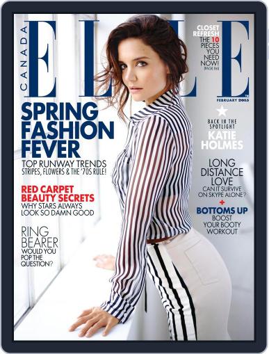 Elle Canada January 31st, 2015 Digital Back Issue Cover