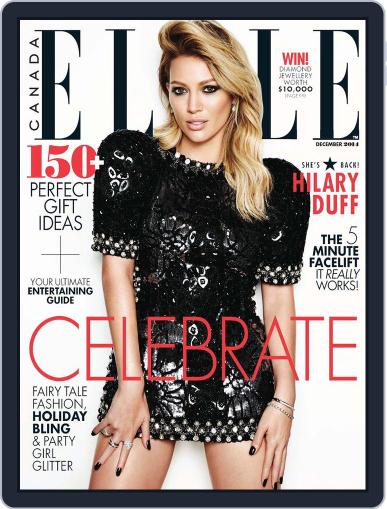 Elle Canada November 11th, 2014 Digital Back Issue Cover