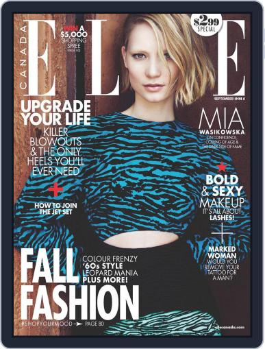 Elle Canada August 5th, 2014 Digital Back Issue Cover