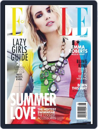 Elle Canada May 12th, 2014 Digital Back Issue Cover