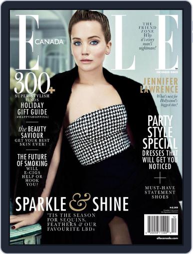 Elle Canada November 13th, 2013 Digital Back Issue Cover