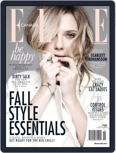 Elle Canada October 8th, 2013 Digital Back Issue Cover