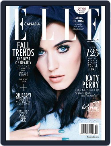 Elle Canada September 10th, 2013 Digital Back Issue Cover