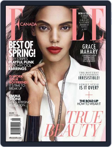 Elle Canada April 9th, 2013 Digital Back Issue Cover