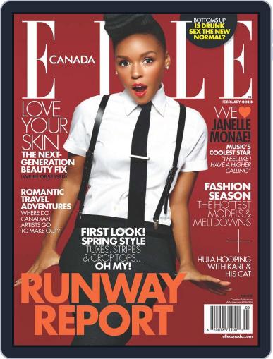 Elle Canada January 4th, 2013 Digital Back Issue Cover