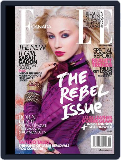 Elle Canada September 6th, 2012 Digital Back Issue Cover