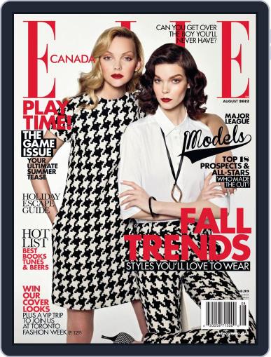 Elle Canada July 4th, 2012 Digital Back Issue Cover