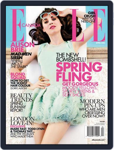 Elle Canada March 7th, 2012 Digital Back Issue Cover