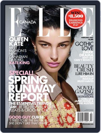 Elle Canada January 4th, 2012 Digital Back Issue Cover