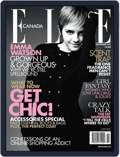 Elle Canada October 6th, 2011 Digital Back Issue Cover