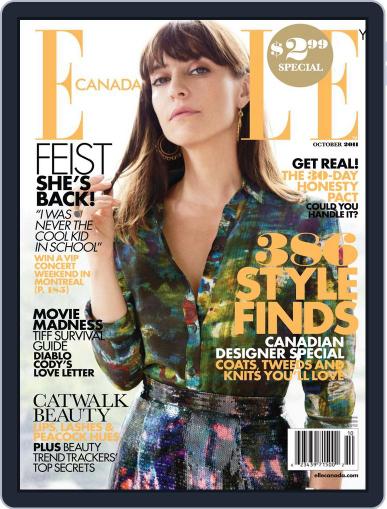 Elle Canada August 31st, 2011 Digital Back Issue Cover