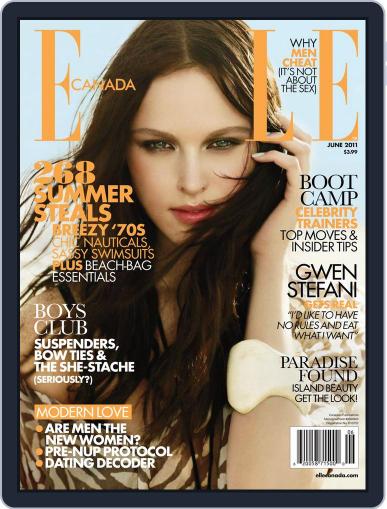 Elle Canada May 25th, 2011 Digital Back Issue Cover