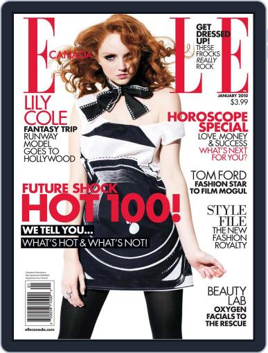 Elle Canada November 25th, 2009 Digital Back Issue Cover
