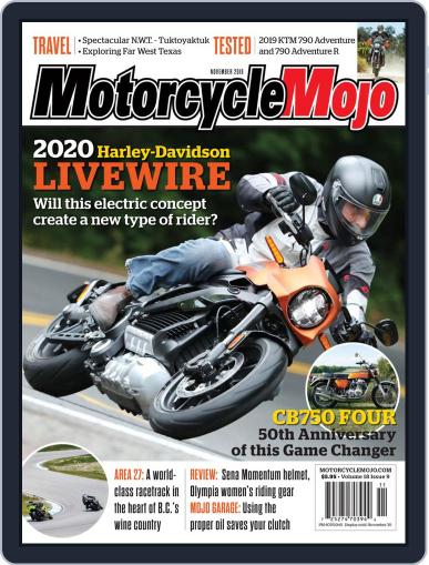 Motorcycle Mojo November 1st, 2019 Digital Back Issue Cover