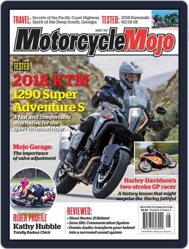 Motorcycle Mojo August 1st, 2018 Digital Back Issue Cover