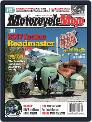 Motorcycle Mojo November 1st, 2017 Digital Back Issue Cover