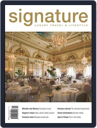 Signature Luxury Travel & Style (Digital) August 5th, 2014 Issue Cover