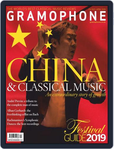 Gramophone April 1st, 2019 Digital Back Issue Cover