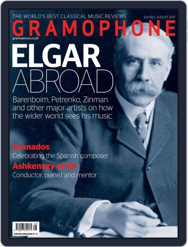 Gramophone August 1st, 2017 Digital Back Issue Cover