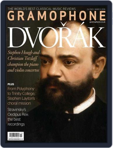 Gramophone March 2nd, 2016 Digital Back Issue Cover