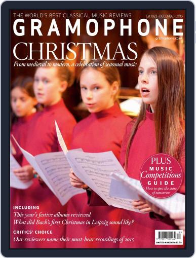 Gramophone December 9th, 2015 Digital Back Issue Cover