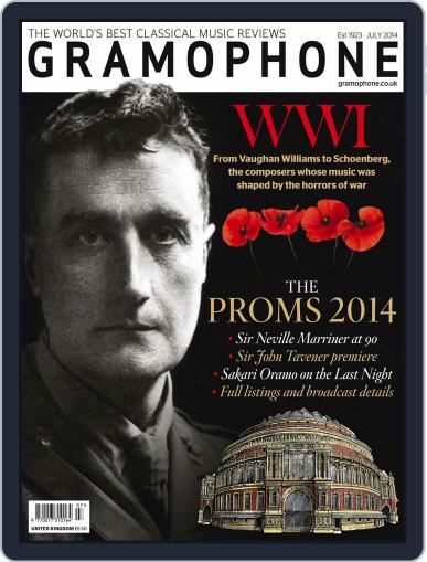 Gramophone June 17th, 2014 Digital Back Issue Cover