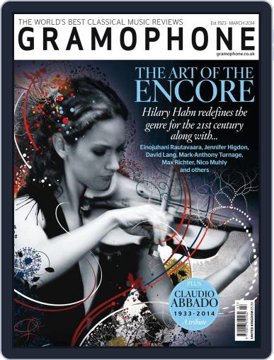 Gramophone February 25th, 2014 Digital Back Issue Cover