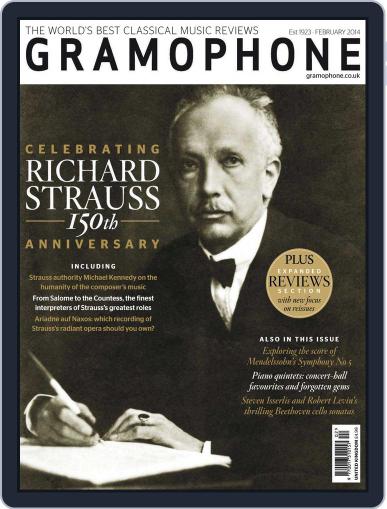Gramophone January 27th, 2014 Digital Back Issue Cover