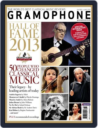 Gramophone May 15th, 2013 Digital Back Issue Cover