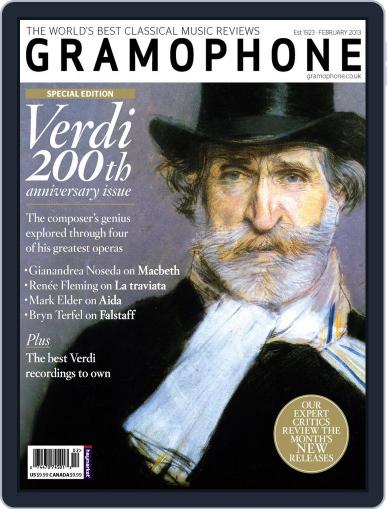 Gramophone January 28th, 2013 Digital Back Issue Cover