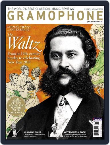 Gramophone December 27th, 2012 Digital Back Issue Cover